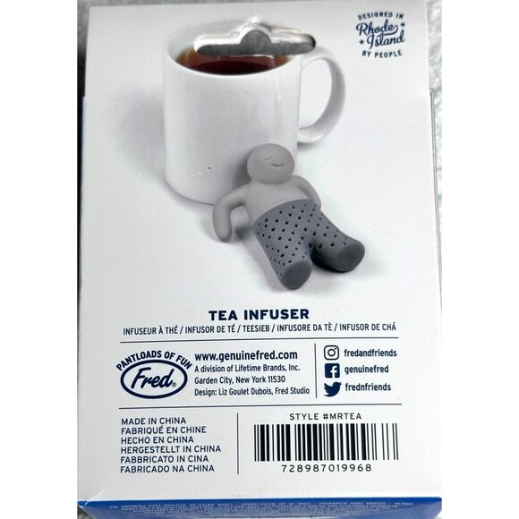 Fred Mr. Tea Silicone Infuser For Loose Leaf Herbal Tea By Genuine Fred New Gift - Picture 2 of 4